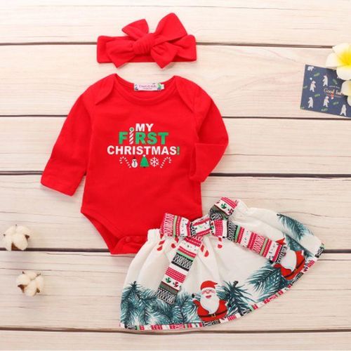 Newborn Romper Cartoon Outfit Infant Christmas Costume