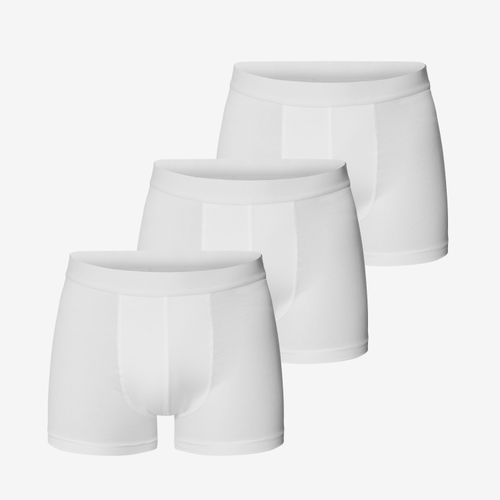 New Virgin Pack of 3 Men's Cotton Boxers - White