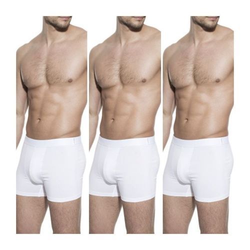New Virgin Pack of 3 Men's Cotton Boxers - White