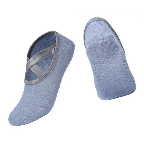 Pilates Socks Women Yoga Gray