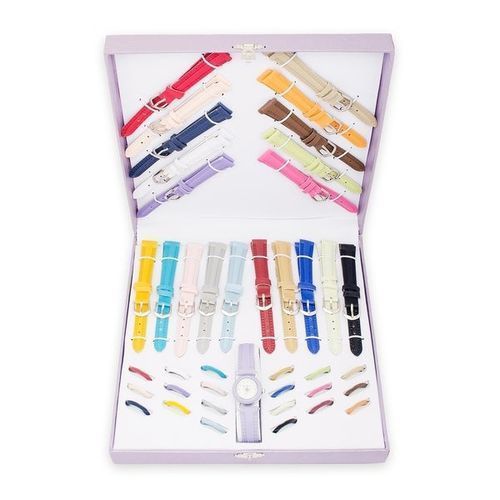 White Label Ladies Designer Watch With Multiple Straps - Multi color