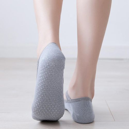Pilates Socks Women Yoga Gray