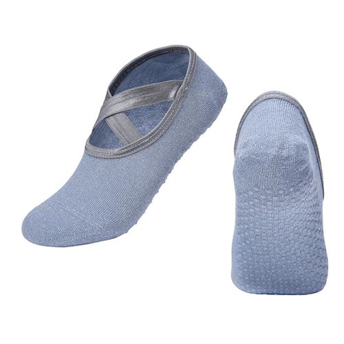 Pilates Socks Women Yoga Gray