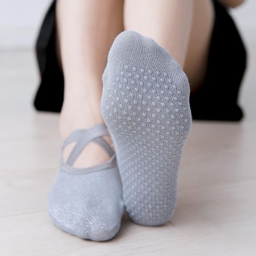 Pilates Socks Women Yoga Gray