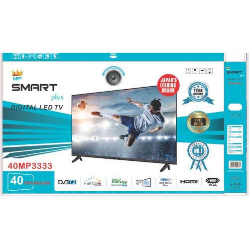 Smartplus 40 inch FULL HD Digital LED TV with Inbuilt Decoder – Black(1 YR WRNTY)