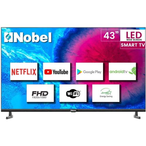 Nobel 43 Inch Full HD Android Smart TV - Black