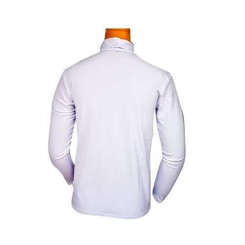 Men's Long Sleeve Turtle Neck T-shirt - White