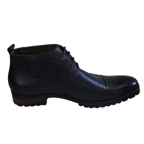 Men's Designer Lace Boots - Black