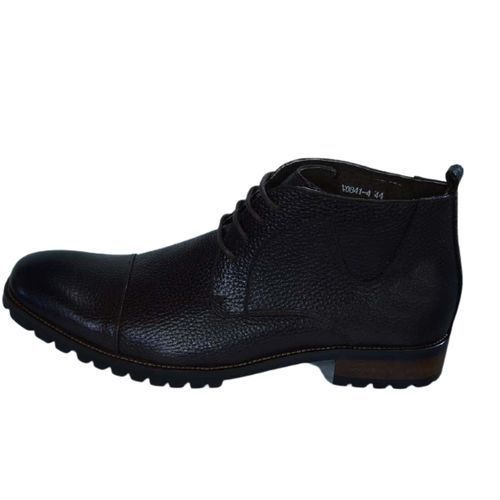 Men's Designer Lace Boots - Black