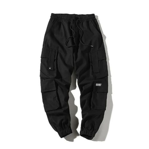 Loose-fit Casual Pants For Men Trendy Brand Bunched Foot Model Trousers