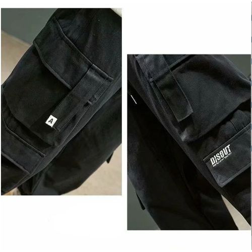 Loose-fit Casual Pants For Men Trendy Brand Bunched Foot Model Trousers