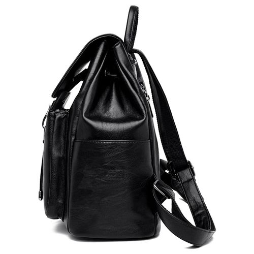 Ladies Soft Leather Backpack Shoulder Bag