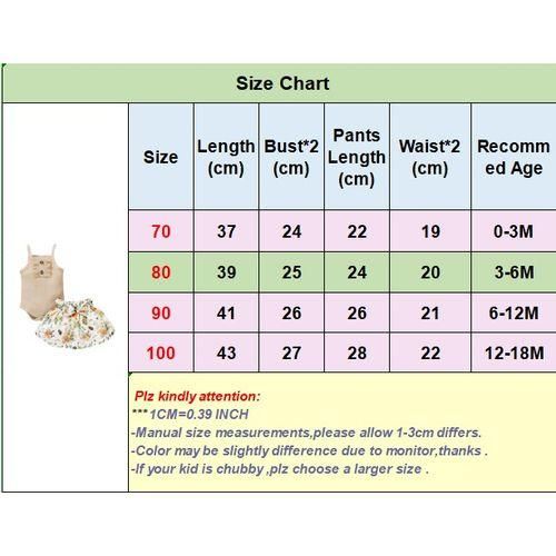Newborn Baby Girls Costumes Set Solid Color Ribbed Tank Tops  Floral Skirt Beige