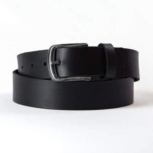Men's Leather Belt - Black