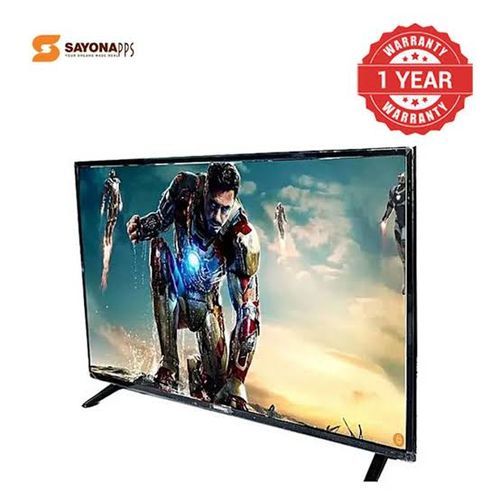 Digital Tv 32 Inch Inbuilt Decoder Crystal Clear Display - Black