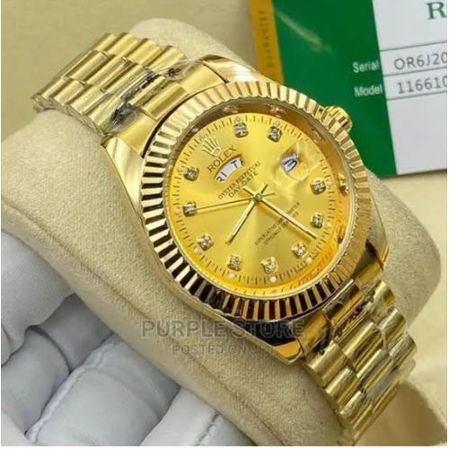 Rolex Date  Watch –Gold