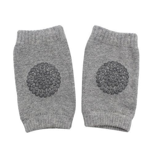 One Pair Anti-slip Children Baby Crawling Walking Knee Guard Elbow Guard Protecting Pads(Light Grey) NO5124