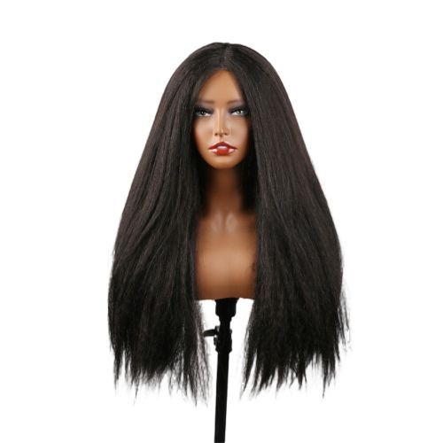 Ujaunty hair Yaki Straight U-shaped Lace Front Wig Lifetime Office Parties To Wear