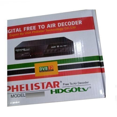 Phelistar Free To Air Decoder DVB T2 TERRESTRIAL PH-9008 - Black