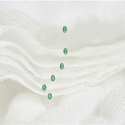 2 PCS Cotton 6-layer Gauze Saliva Towel Seersucker Small Square Scarf(Small Train) NO5116