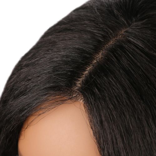 Ujaunty hair Yaki Straight U-shaped Lace Front Wig Lifetime Office Parties To Wear
