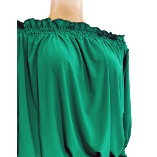 Ladies Mini Ruffles Dress - Green