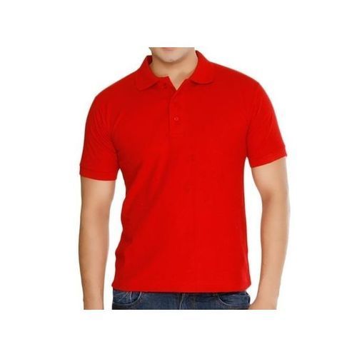 New 4 In 1 Men's Plain Polo Shirts - Grey, White, Black, Red