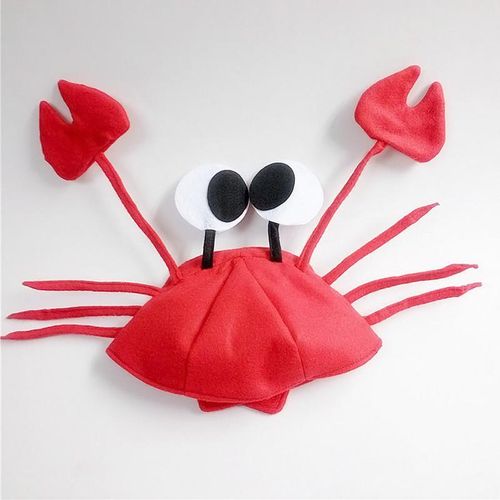 Cute Crab Hat Cap Party Halloween Christmas Funny Decoration Cosplay Costume Props for Kids Children Gift NO5274