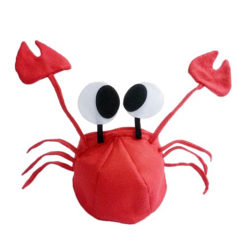 Cute Crab Hat Cap Party Halloween Christmas Funny Decoration Cosplay Costume Props for Kids Children Gift NO5274