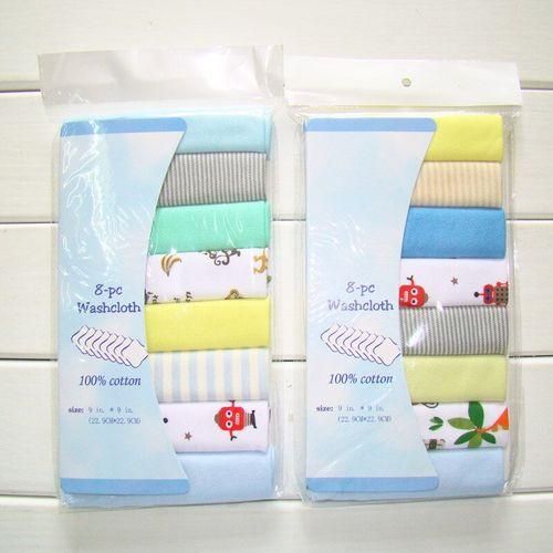 8pc Baby Towels Babies Stuff Saliva Washcloth Handkerchief