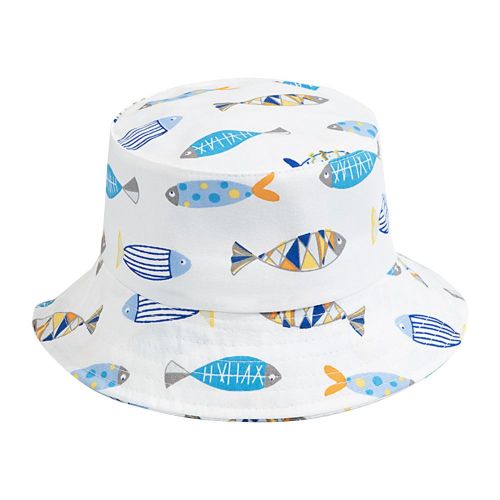 Casual Children's Bucket Hats Cute Cartoon Pattern Kids Sun Hat Fisherman Caps for Beach Hiking Fishing NO5245