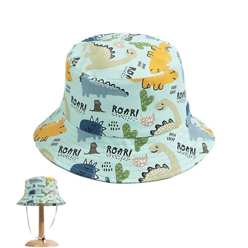 Casual Children's Bucket Hats Cute Cartoon Pattern Kids Sun Hat Fisherman Caps for Beach Hiking Fishing NO5245
