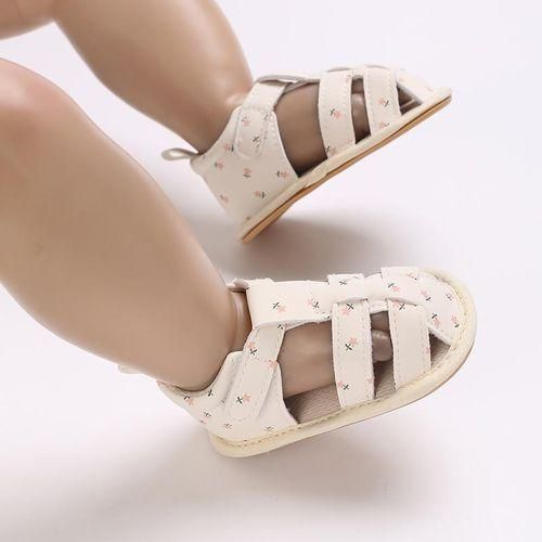 Summer Baby Cute Print Casual Sandals Female Baby Soft Rubber Sole Anti Slip Walking Shoes