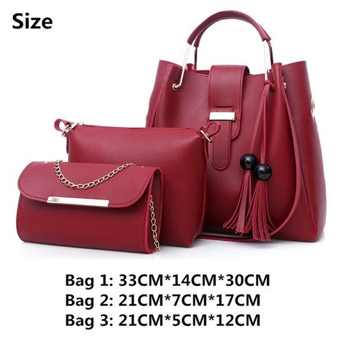 Mateamoda 3 PCS Women Bags Ladies Bags Handbags Purse Shoulder Bags Tote Bags Hobo Bags