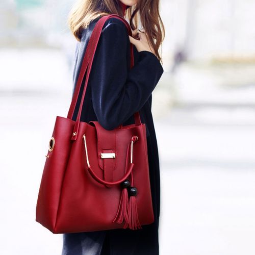Mateamoda 3 PCS Women Bags Ladies Bags Handbags Purse Shoulder Bags Tote Bags Hobo Bags