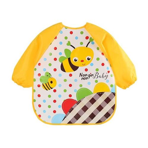 Baby Bibs Waterproof Sleeve Apron One Size