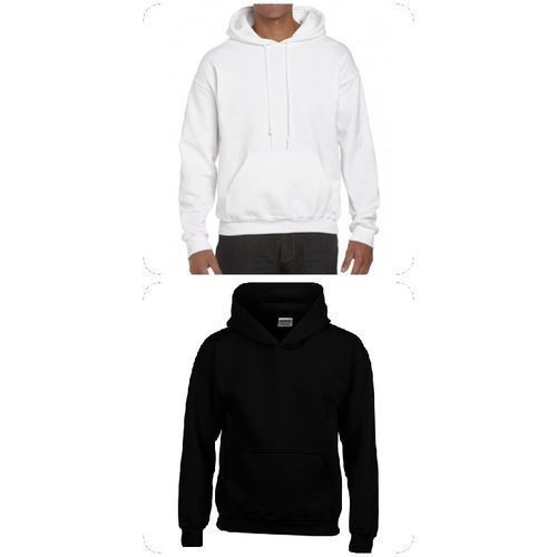 2 Pack of Unisex Hoodie Jumpers - Black,White