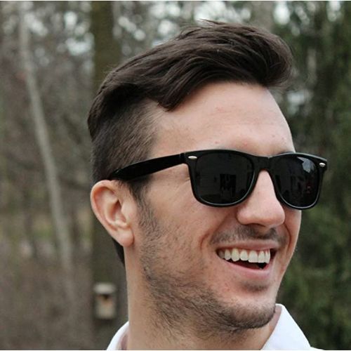 Men's Eye Sun Glasses-Black