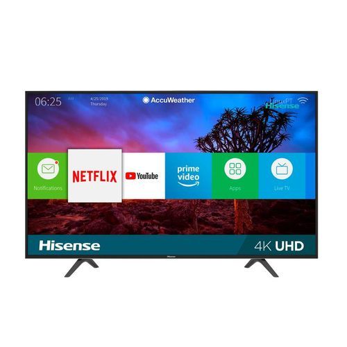 Hisense 50" 4K UHD Smart With HDMI, USB ports LED TV - Black