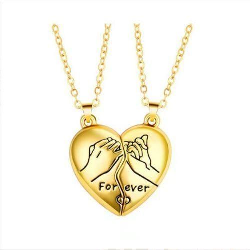A Pair Of New Couple Necklaces