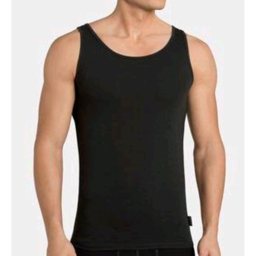 3Pack Of Men's Cotton  Vest - White, Black, Gray