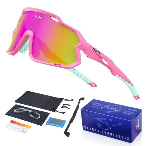 X-TIGER Cycling Sunglasses Suitable For Children Aged 8-14 Years Girls Boys Glasses Outdoor Sun Glasses Classic Kids