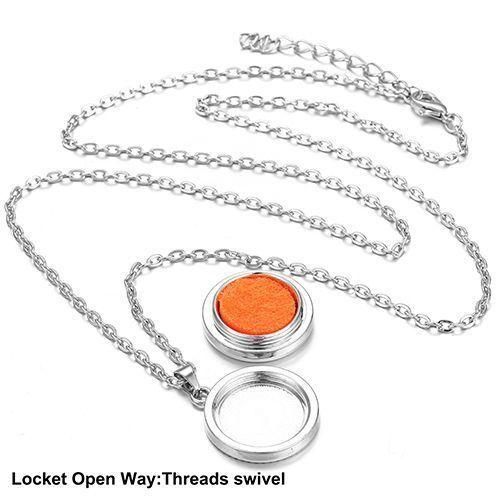 Tree Of Life Aromatherapy Pendant Necklace +10 Cotton Flakes