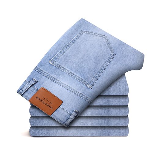 Men's Stretch Skinny Jeans -Light Blue