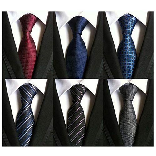 Other 6 in 1 Pack of Men's Designer Neckties - Multi-color