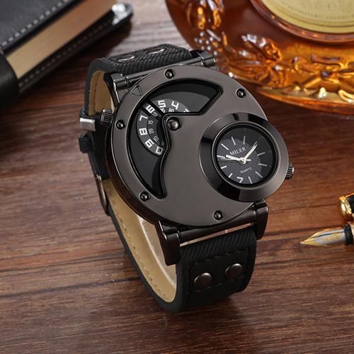 Men's Fashion Outdoor Sports Watch - Black