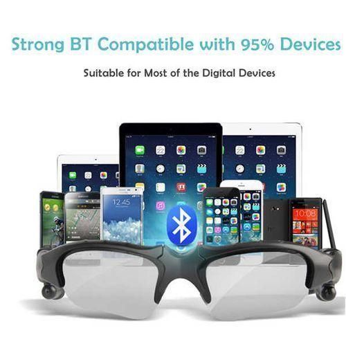 Cycling Sunglasses Riding Earphone Smart Glasses Sport Wireless Bike Sun Glasses-Headphone With Mic