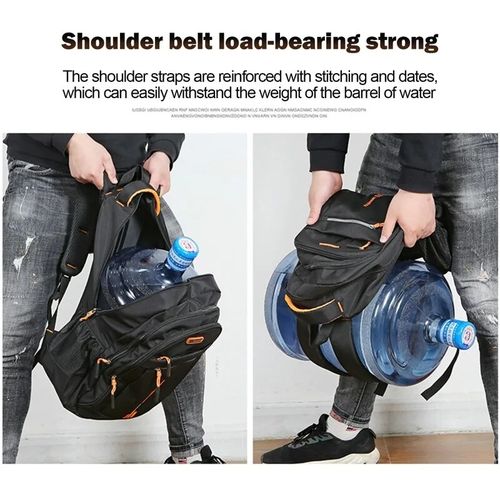 Men's Backpack, Laptop Bag - Black