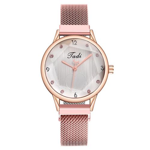 Women's Jadi J Magnet Style Quartz Watch-Pink