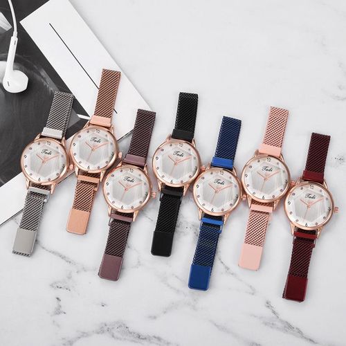 Women's Jadi J Magnet Style Quartz Watch-Pink